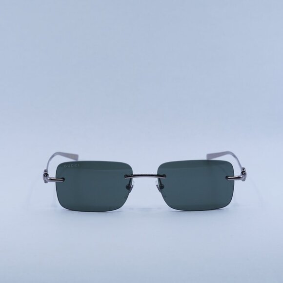 ?️ New Gucci GG1703S 001 Sunglasses - Ruthenium Frame, Grey Lenses main image 6
